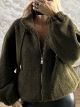 Lil-Teddy Bomber Jacket-230123/Khaki