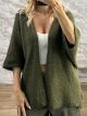 Lil-Soft Knitted Cardigan/Khaki