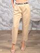 Lil-Paperbag Suede Pants-9724/Beige