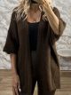 Lil-Soft Knitted Cardigan/Chocolat