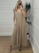 Ruffle Jumpsuit WP/Beige