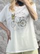 Bicycle Strass T-Shirt/White