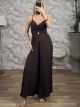 Half Pleaded Jumpsuit/Chocolat