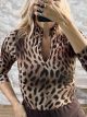 GLOW Animal Bodysuit/Leopard
