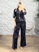 Zoz-Sequinned Striped Set-15925/Chocolat