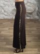 GLOW Leopard Stripe Pants/Chocolat