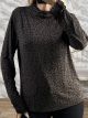 Lil-Leo MockNeck Top-68062/Chocolat