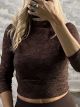 Ton-Lace Velvet Top-26688/Chocolat