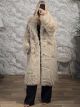 Spi-Furry Long Coat-4118/Beige