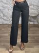 Black Strass Belt Pants-1986/Grey