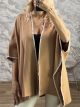 Sar-Viscose Poncho-57149/Camel