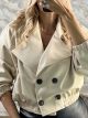 Lok-Leather Button Jacket-4678/Beige