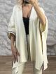 Sar-Viscose Poncho-57149/Vanilla