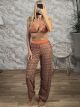 Bikini & Pants Set-8360/Orange