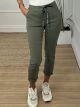 Elastic Pants Drawstring NEW/Khaki