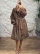 Spi-Furry Button Coat/Chocolat