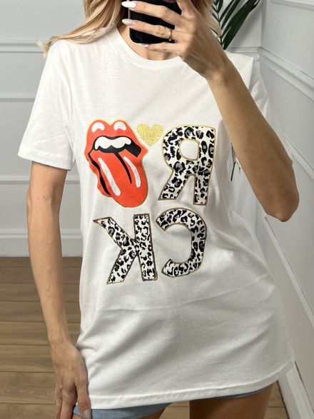 GLOW Stones Rock T-shirt/RoundNeck