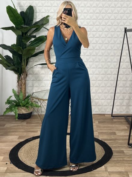 Crep Jumpsuit/Petrol