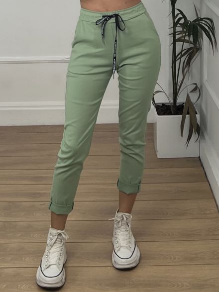 Elastic Pants Drawstring SS/Mint