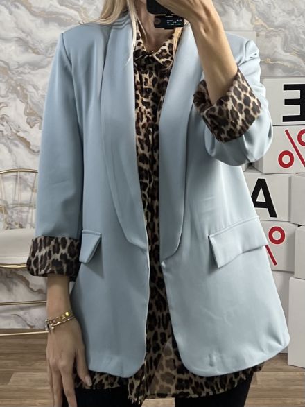 Σακάκι Leopard Lining-3066/L.Grey