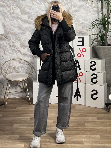 Long Belt Jacket-850363