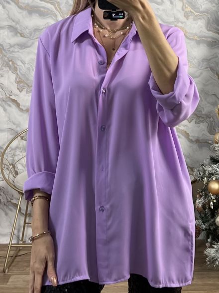 Classic Mono Shirt/Lila