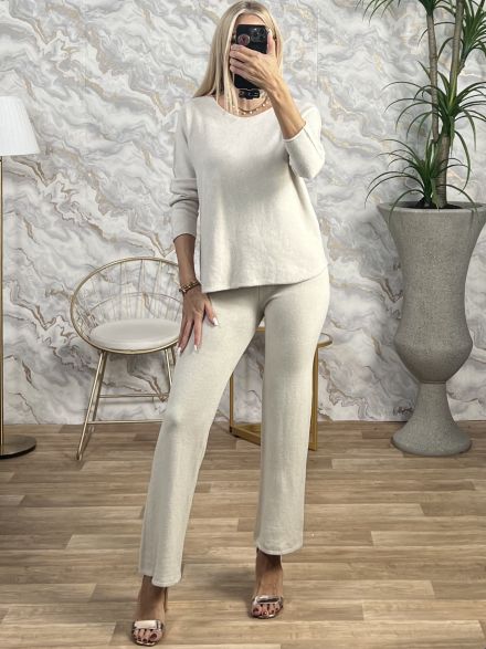 Ankle Knitted Set/Vanilla