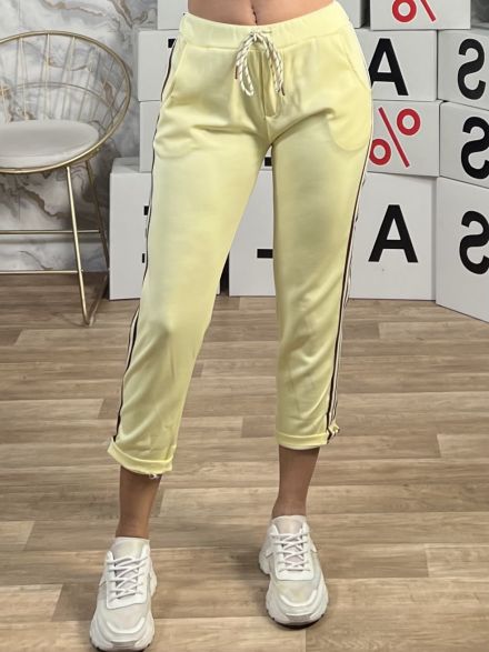 Side Stripes SweatPants/Yellow