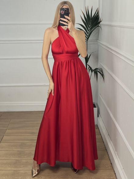 Polymorphic Dress/Red