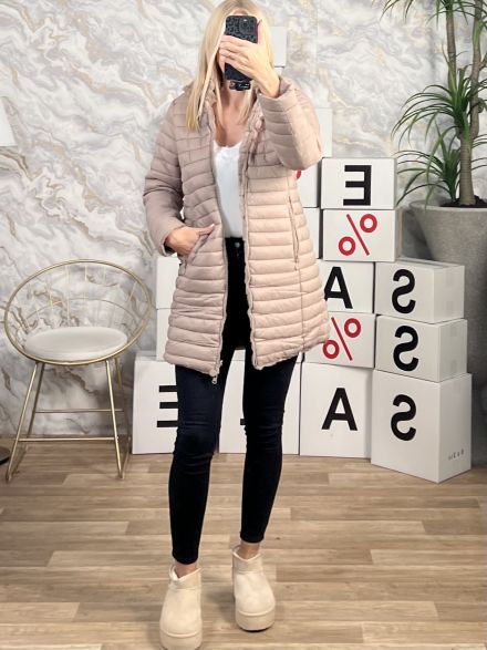Double Fur Jacket-7609/Beige