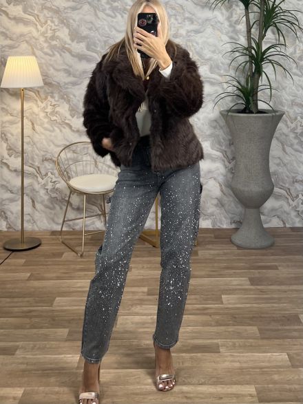 Hairy Eco Fur/Chocolat