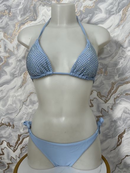 Strassed Bikini Set-5332/Ciel