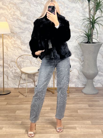 Hairy Eco Fur/Black