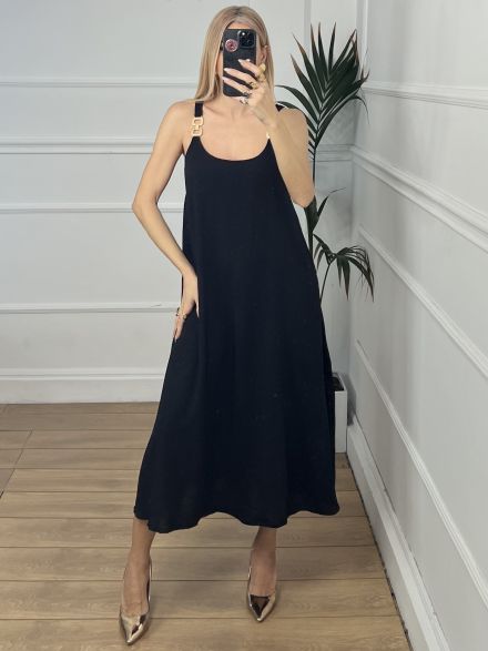 Chain Dress/Black
