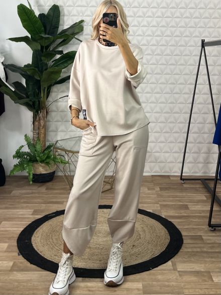 Casual Viscose Set/Ecru