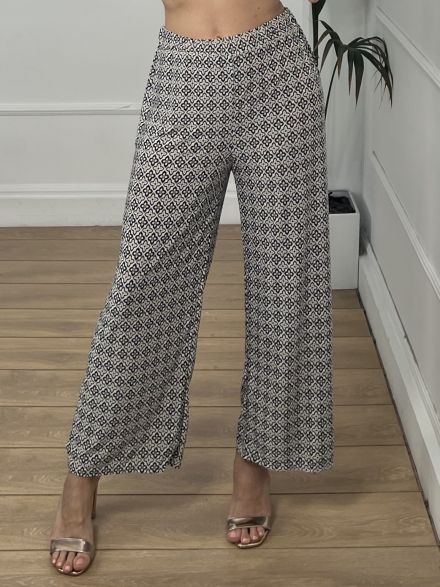 Elastic Summer Pants-170/Blue