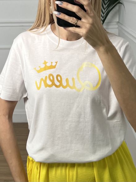 GLOW QUEEN T-shirt/RoundNeck