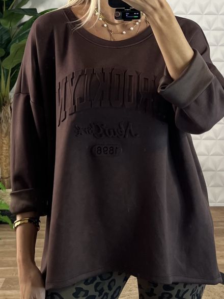 Viscose BROOKLYN Sweatshirt/Choco
