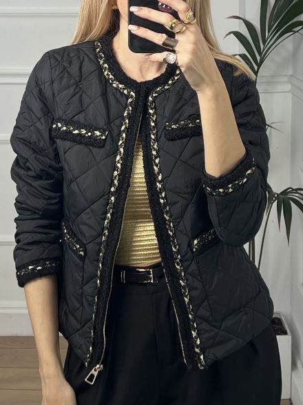 Quilted Jacket G23-51/Black
