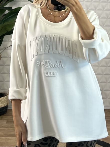 Viscose BROOKLYN Sweatshirt/Vanilla