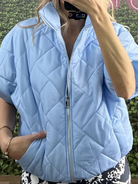 Quilted Bomber Jacket/Ciel