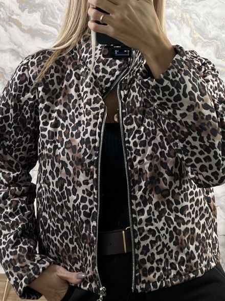 Viscose Leopard Jacket