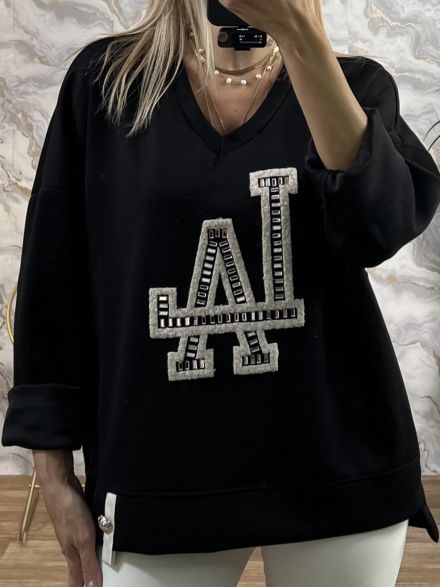 Viscose LA Sweatshirt/Black