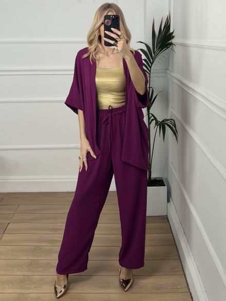 Kimono Set/Magenta