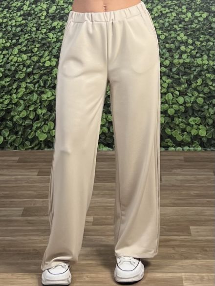 Z-Gold Rings SweatPants/Beige