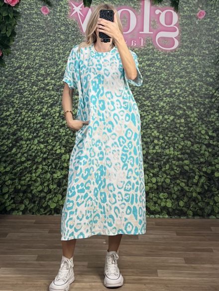 Casual Midi Leo Dress/Ciel