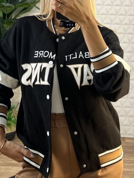 College Jacket-73120/Black