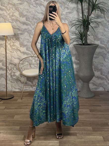 Silk Dress-2013/Green