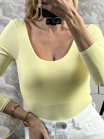 Mono Bodysuit-11208/Yellow