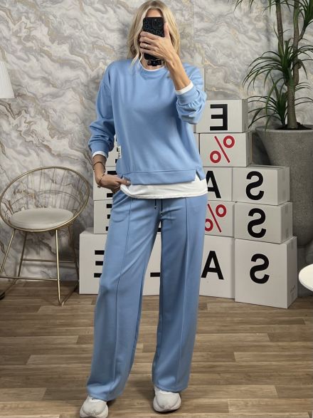 Viscose Double Set-3557/Baby Blue